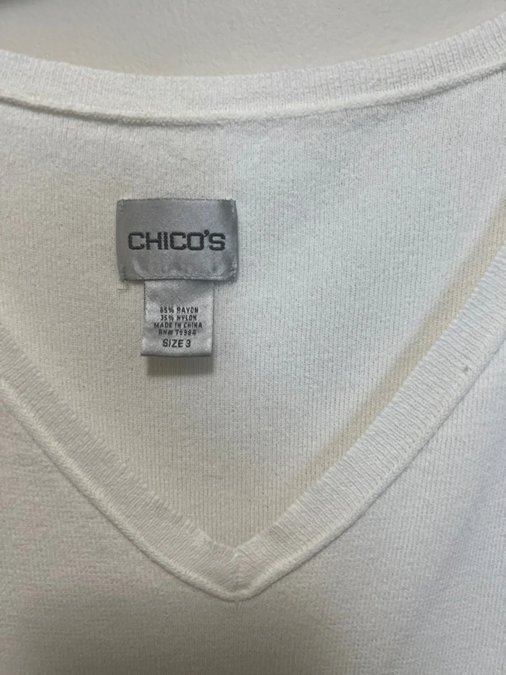 Chico's Blue and Green Printed Sleeveless Tank